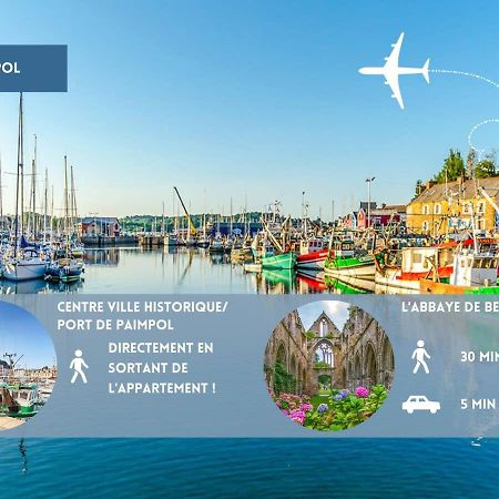 Magnifique T2 Coeur De Ville Port A Pieds Paimpol Exterior photo