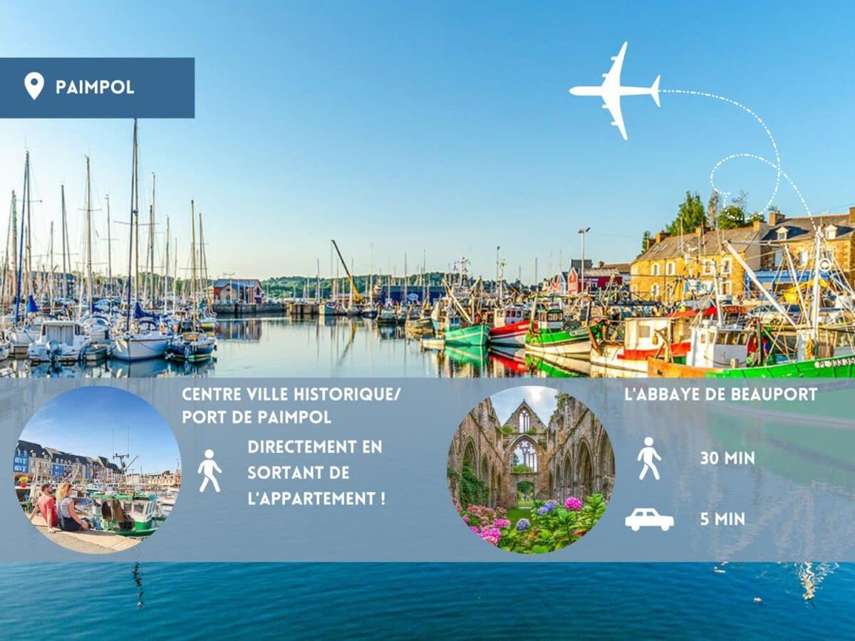Magnifique T2 Coeur De Ville Port A Pieds Paimpol Exterior photo